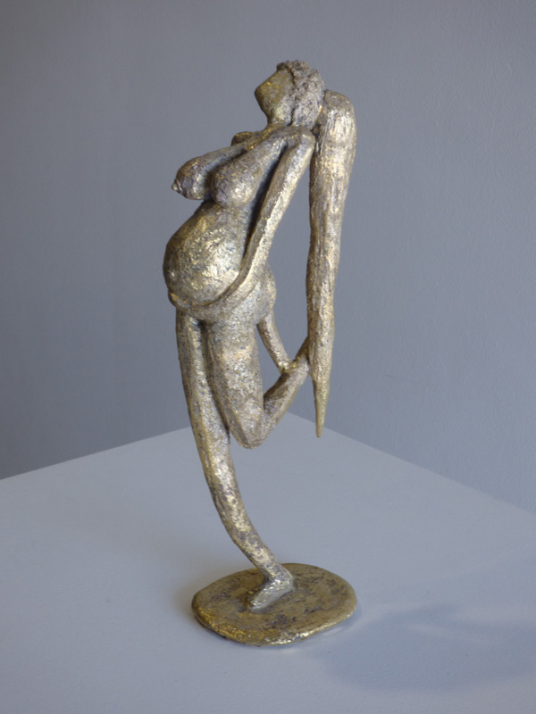 Bronze en pièce Unique, La "Danse de la Fécondité", fondue selon une technique burkinabée.